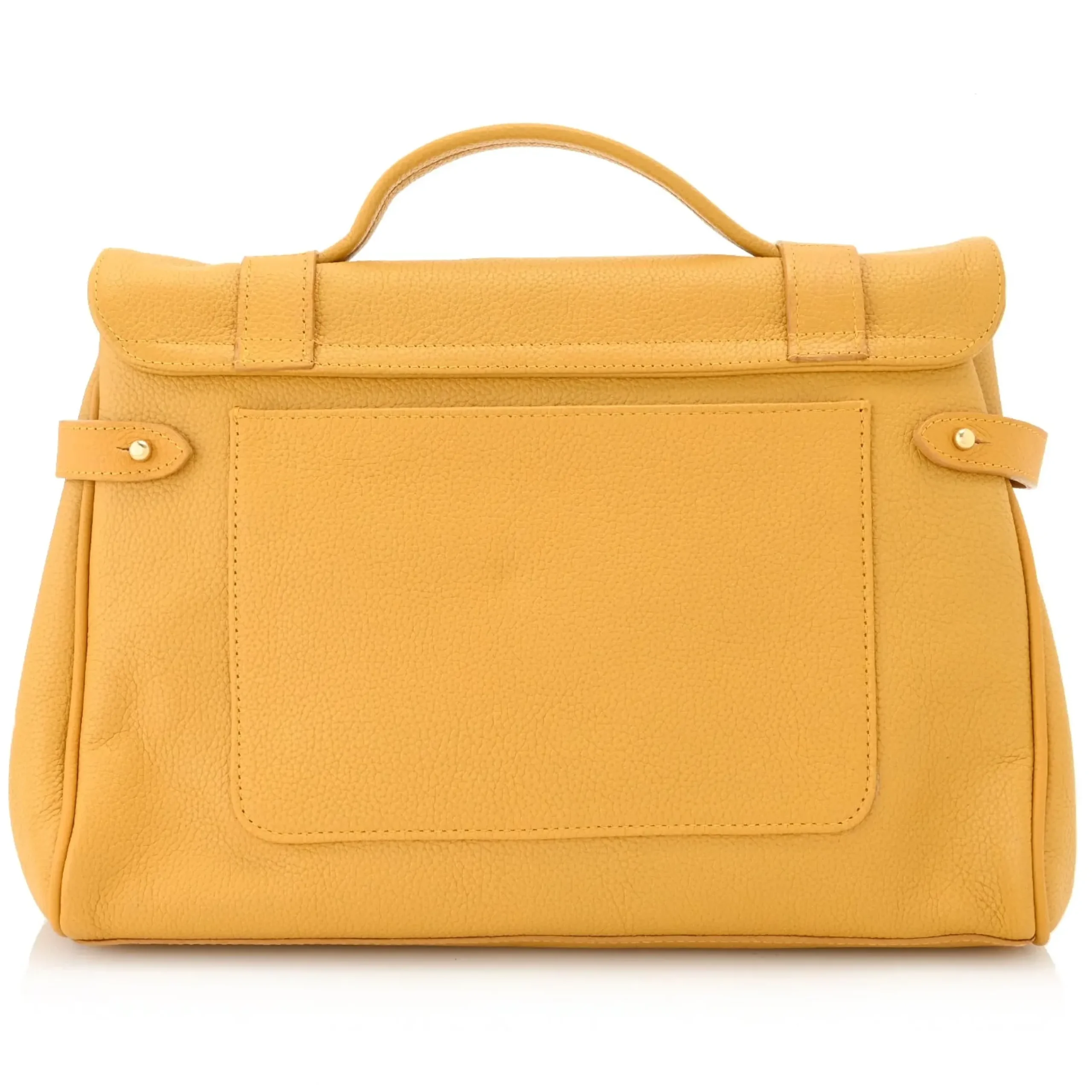 Blair Lock Satchel Pebble Leather>J. W. Hulme Co