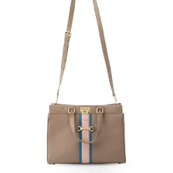 Celia Leather Tote W/Shoulder Strap><noscript><img width=