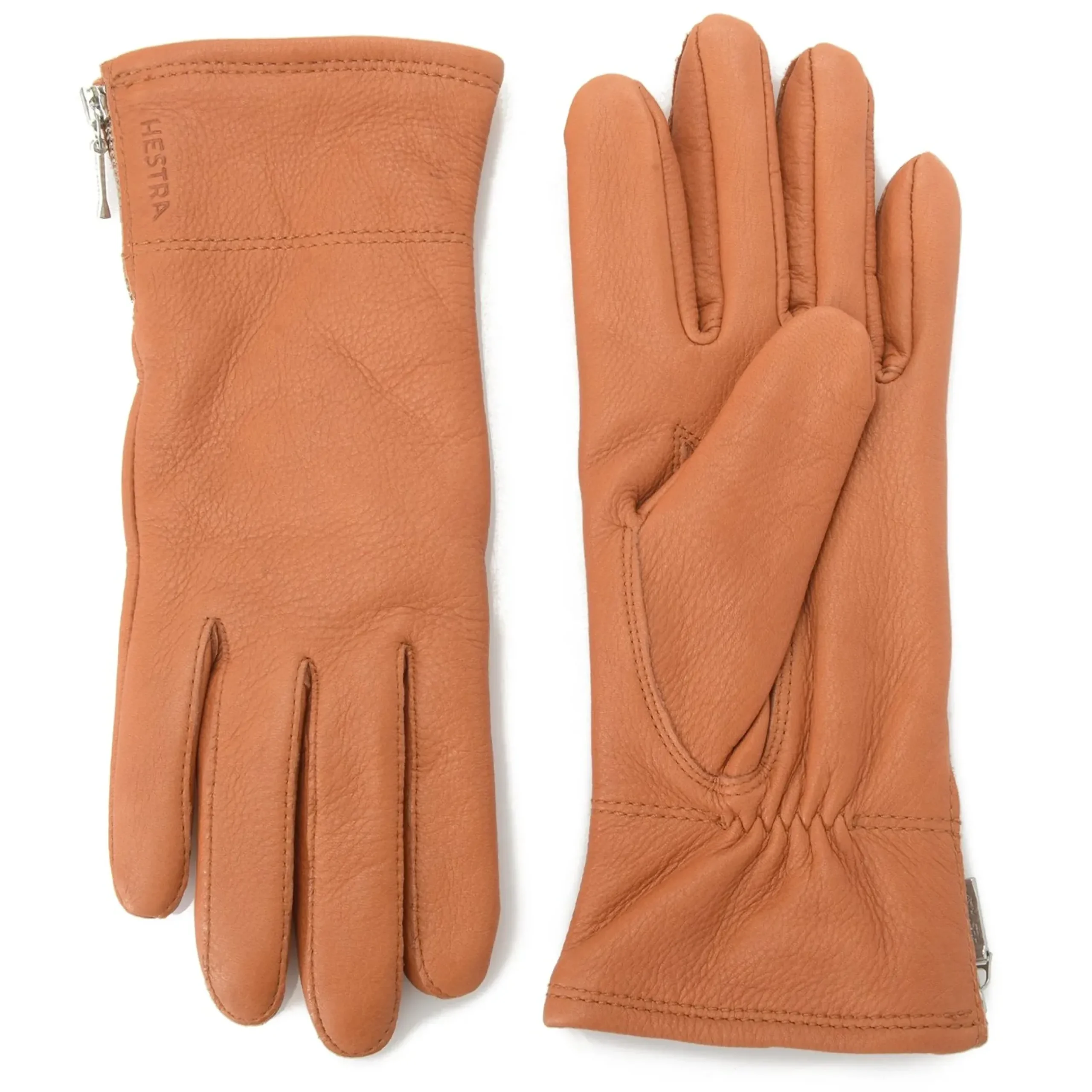 Hestra Charlene Deerskin Leather Zip Gloves>J. W. Hulme Co Hot