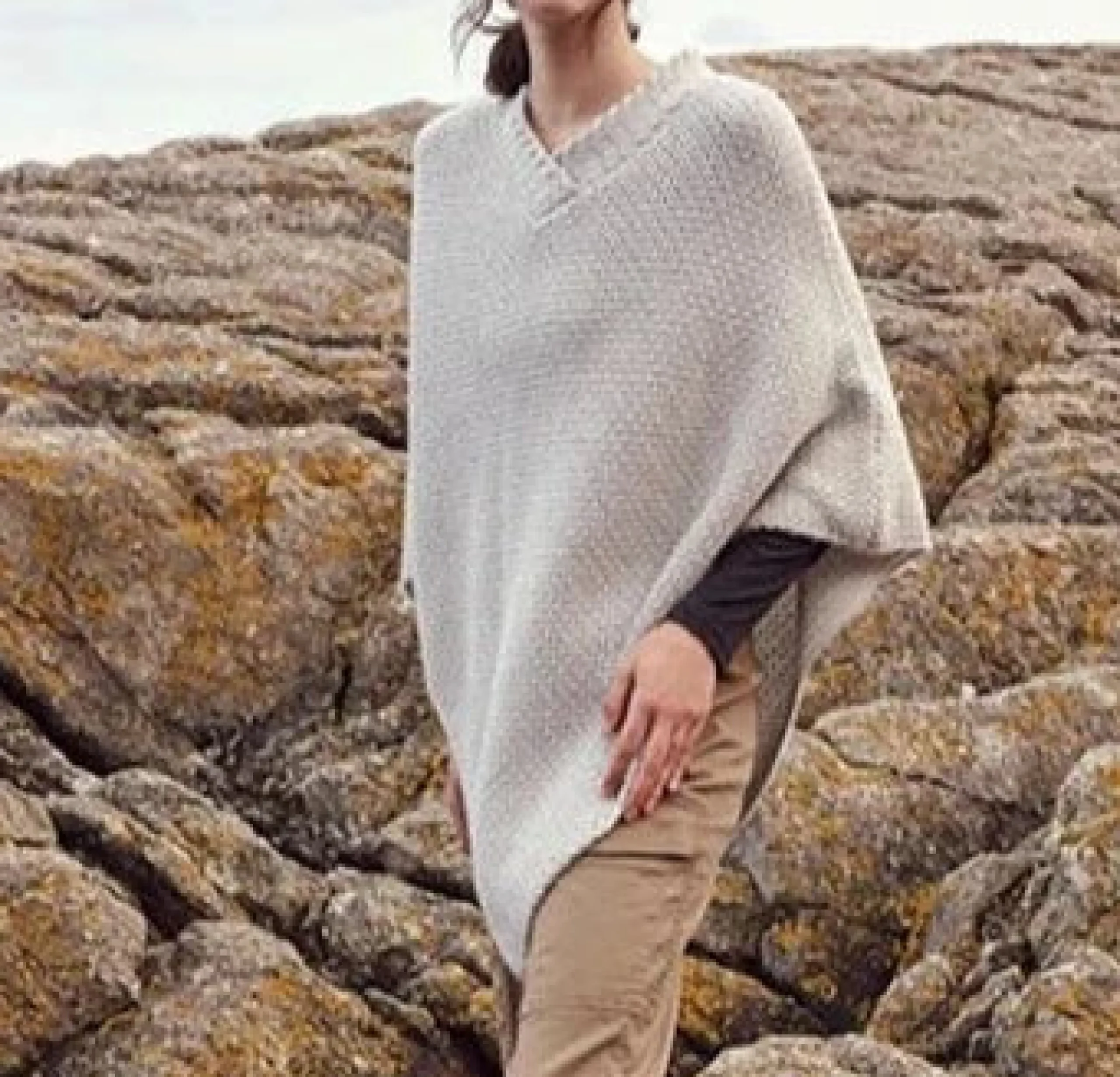 Irelandseye Avonberg Cable Neck Poncho>J. W. Hulme Co Discount