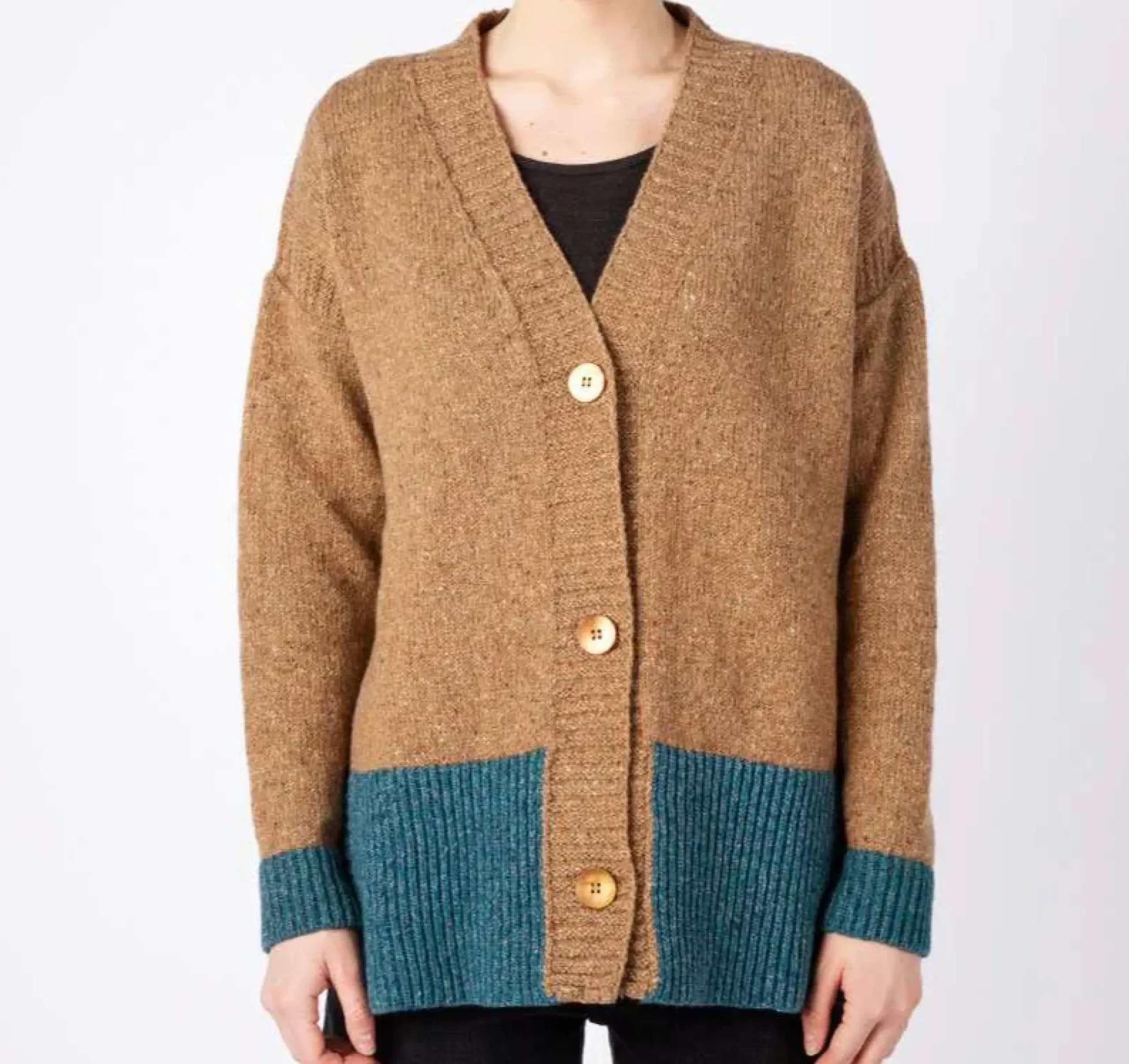 Irelandseye Hawthorne Contrast Cardigan>J. W. Hulme Co Outlet