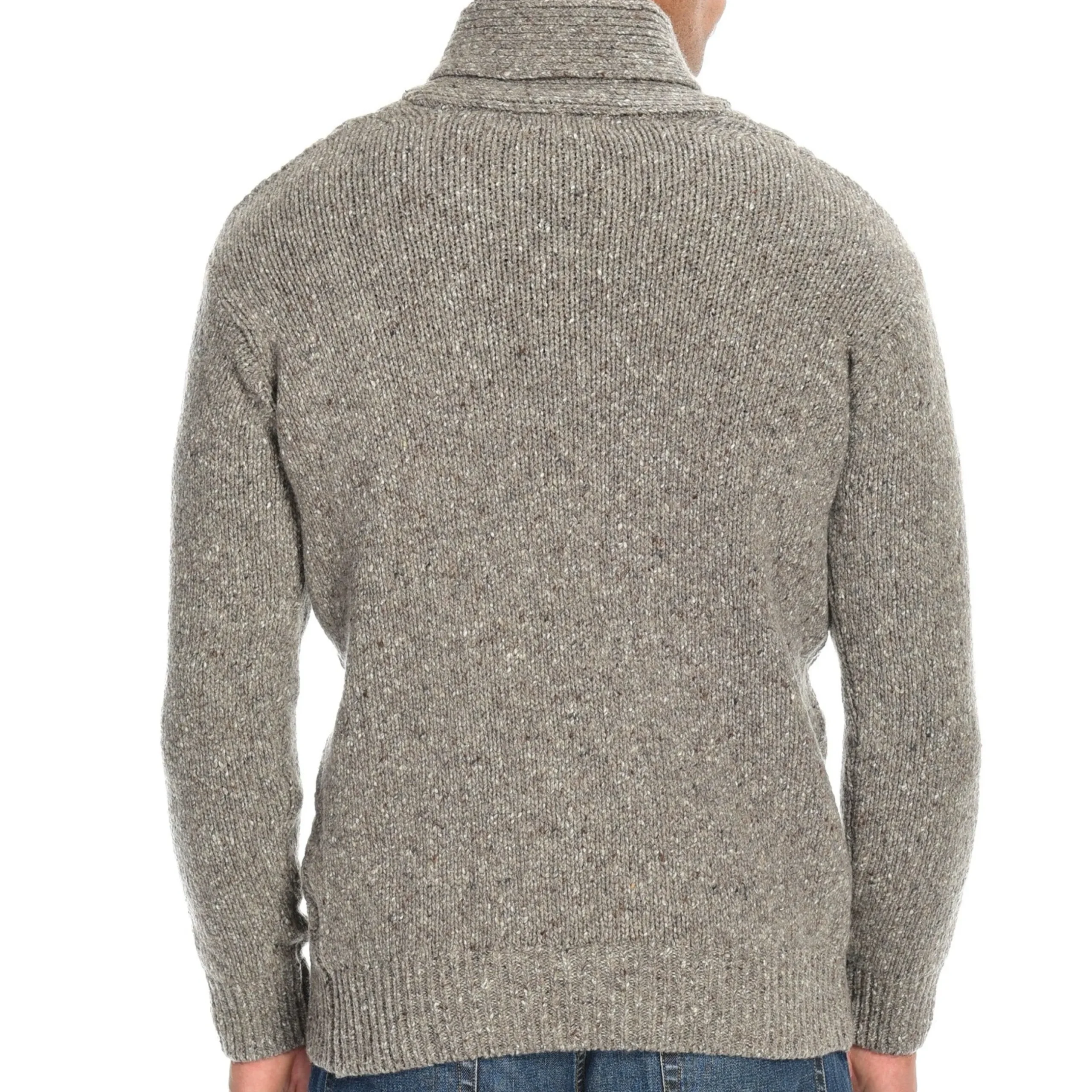 Irelandseye Knitted Clonard Shawl Collar Cable Pullover>J. W. Hulme Co Outlet