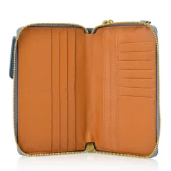 Leah Perforated Leather Phone Case Crossbody><noscript><img width=