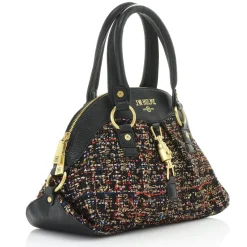 Maureen Tweed & Leather Dome Satchel><noscript><img width=
