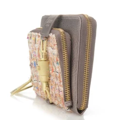 Maureen Tweed & Leather Rfid Checkbook Wallet><noscript><img width=