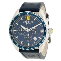 44Mm Quartz Chronograph Leather Strap Watch Men's><noscript><img width=