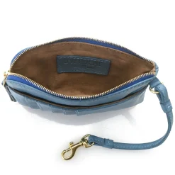 Pearl Zip Wristlet Pouch><noscript><img width=